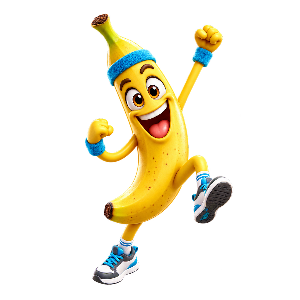 Banana, the energetic Fruit Captain coach