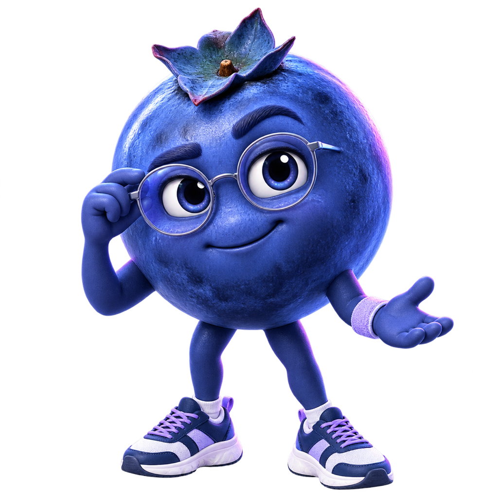 Blueberry, the thoughtful Fruit Captain coach