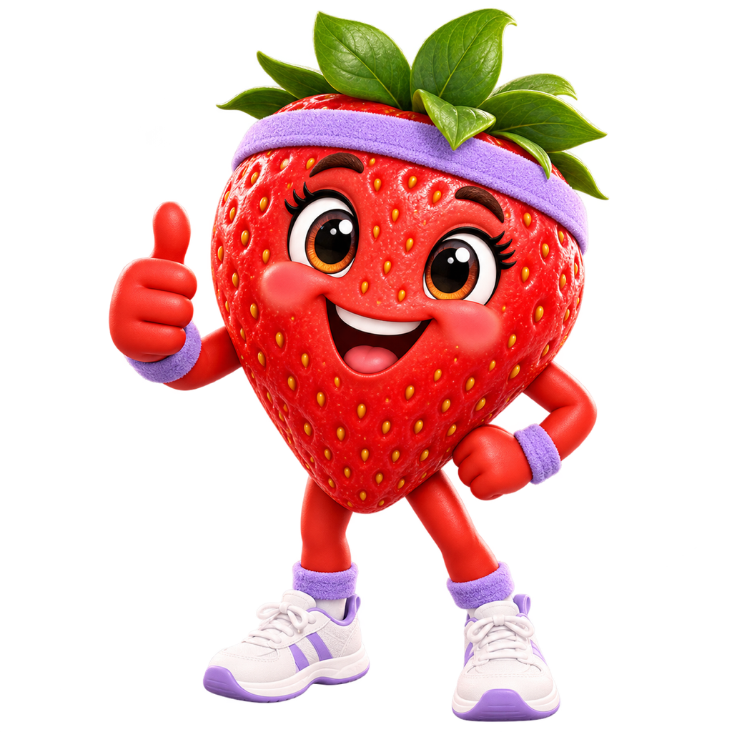 Strawberry, the kind Fruit Captain coach
